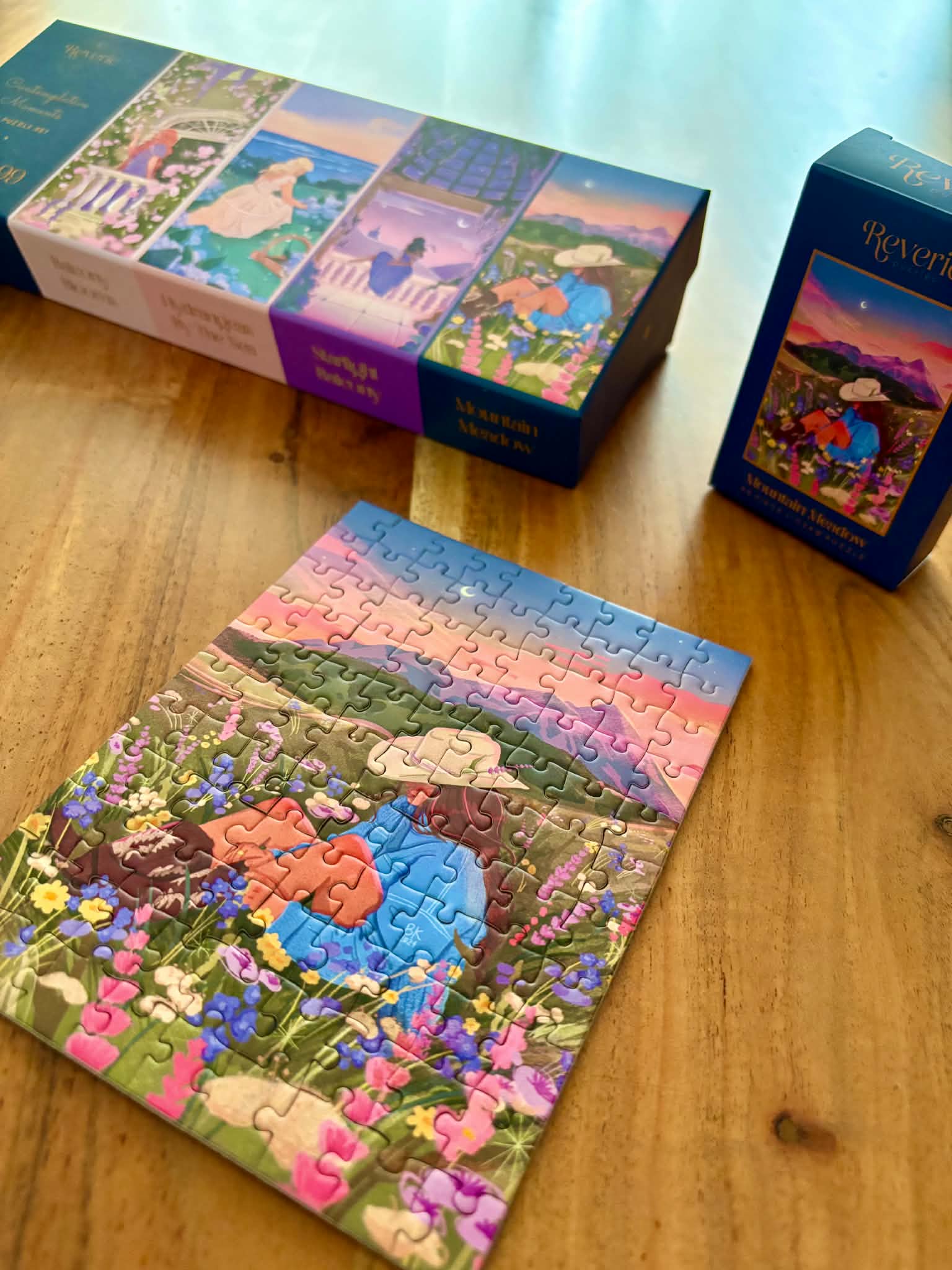 Contemplative Moments 4 X 99 Piece Mini Puzzle Set