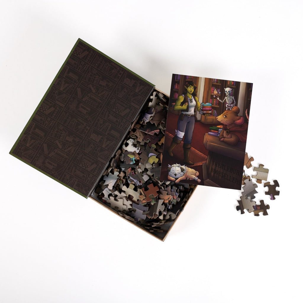 Thistleburr Bookshop Keepsake Puzzle | Bookshops & Bonedust (250 Pieces)