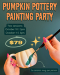 Pumpkin Pottery Painting Party Ticket