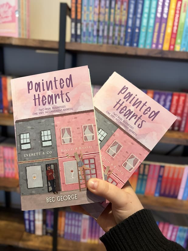 Painted Hearts by Bec George