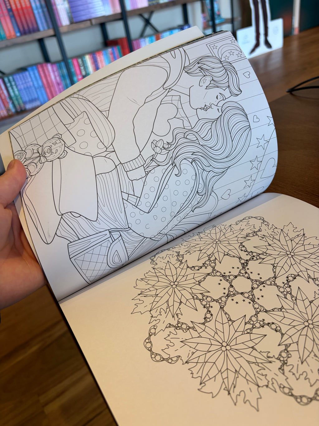 Romantic Christmas Colouring Book