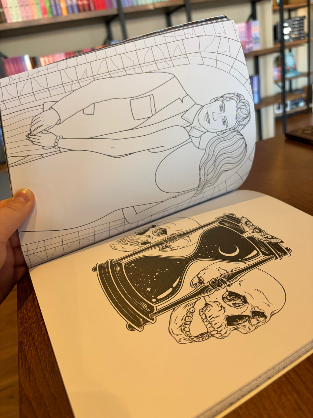 Dark Academia Colouring Book