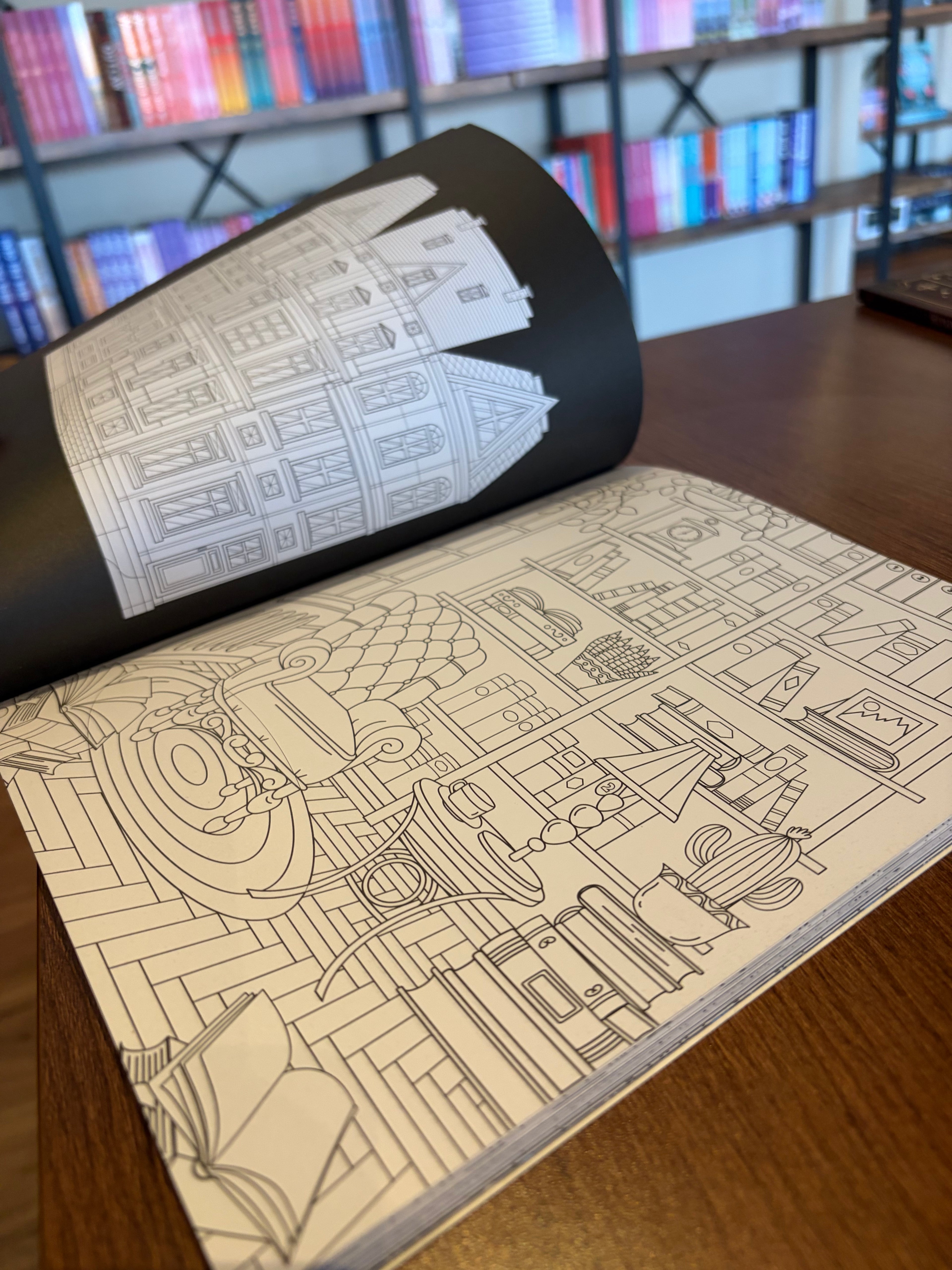 Dark Academia Colouring Book