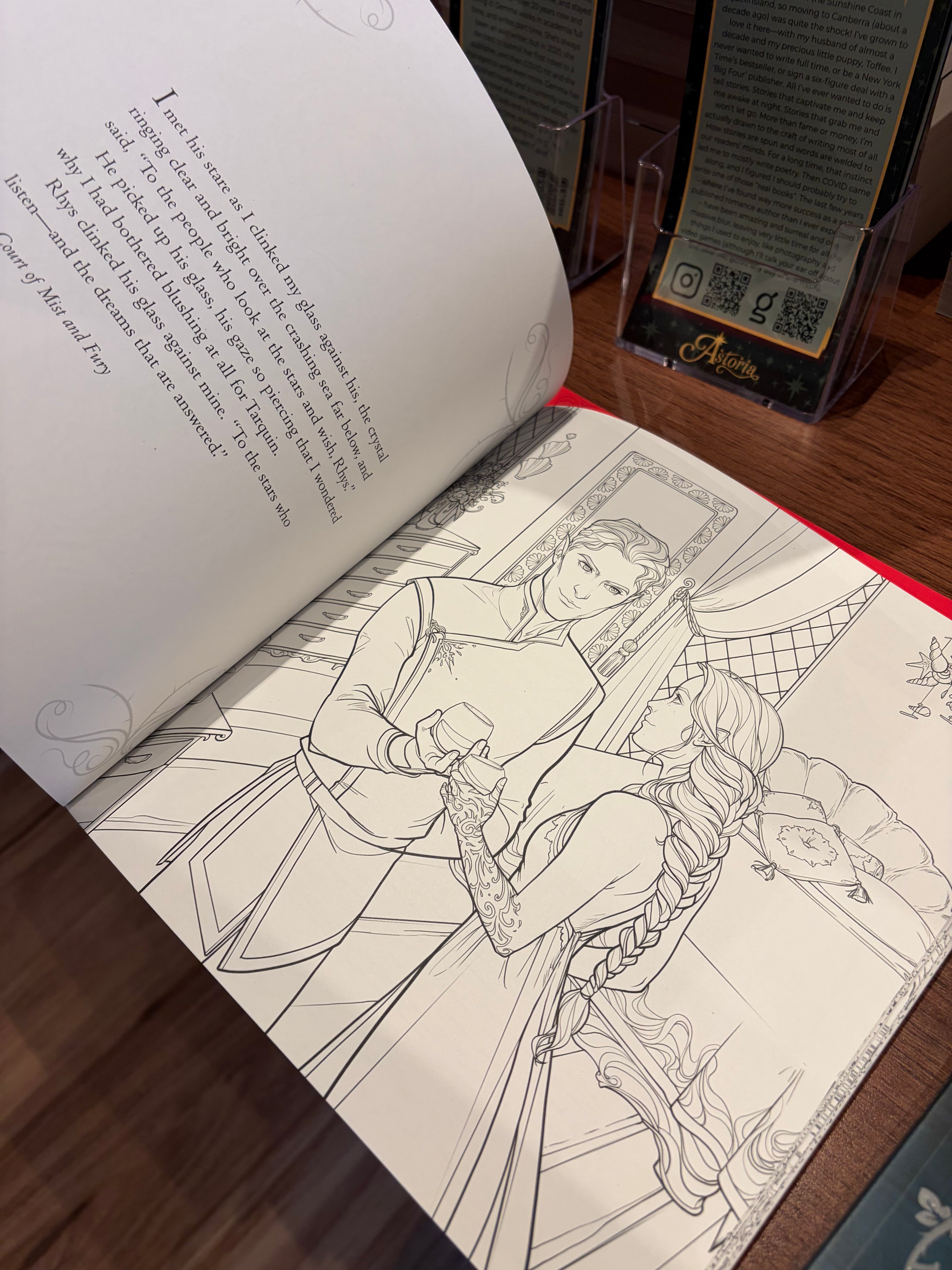 A Court of Thorns and Roses Coloring Book