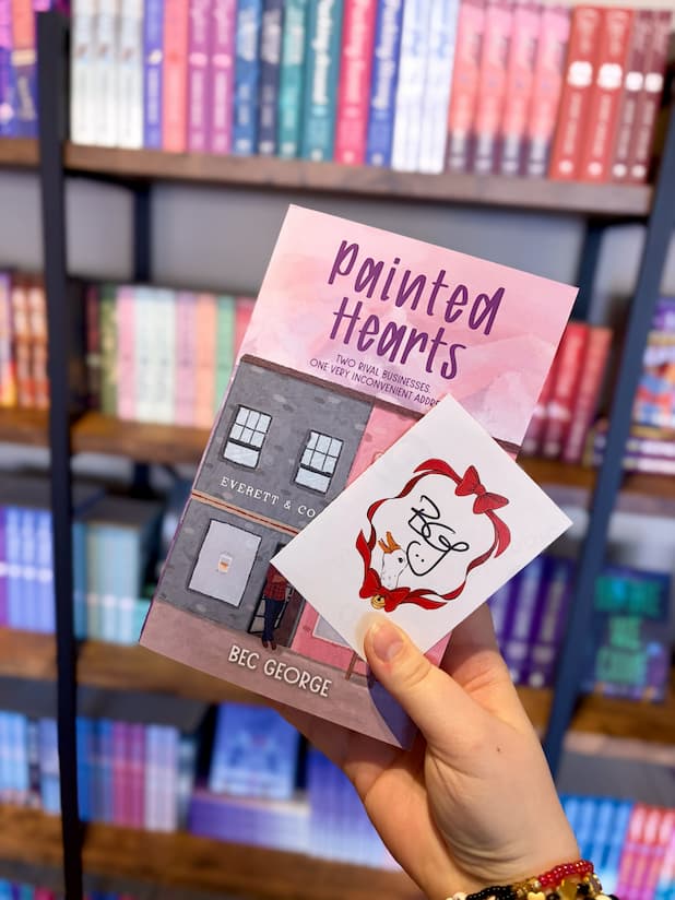 Painted Hearts by Bec George
