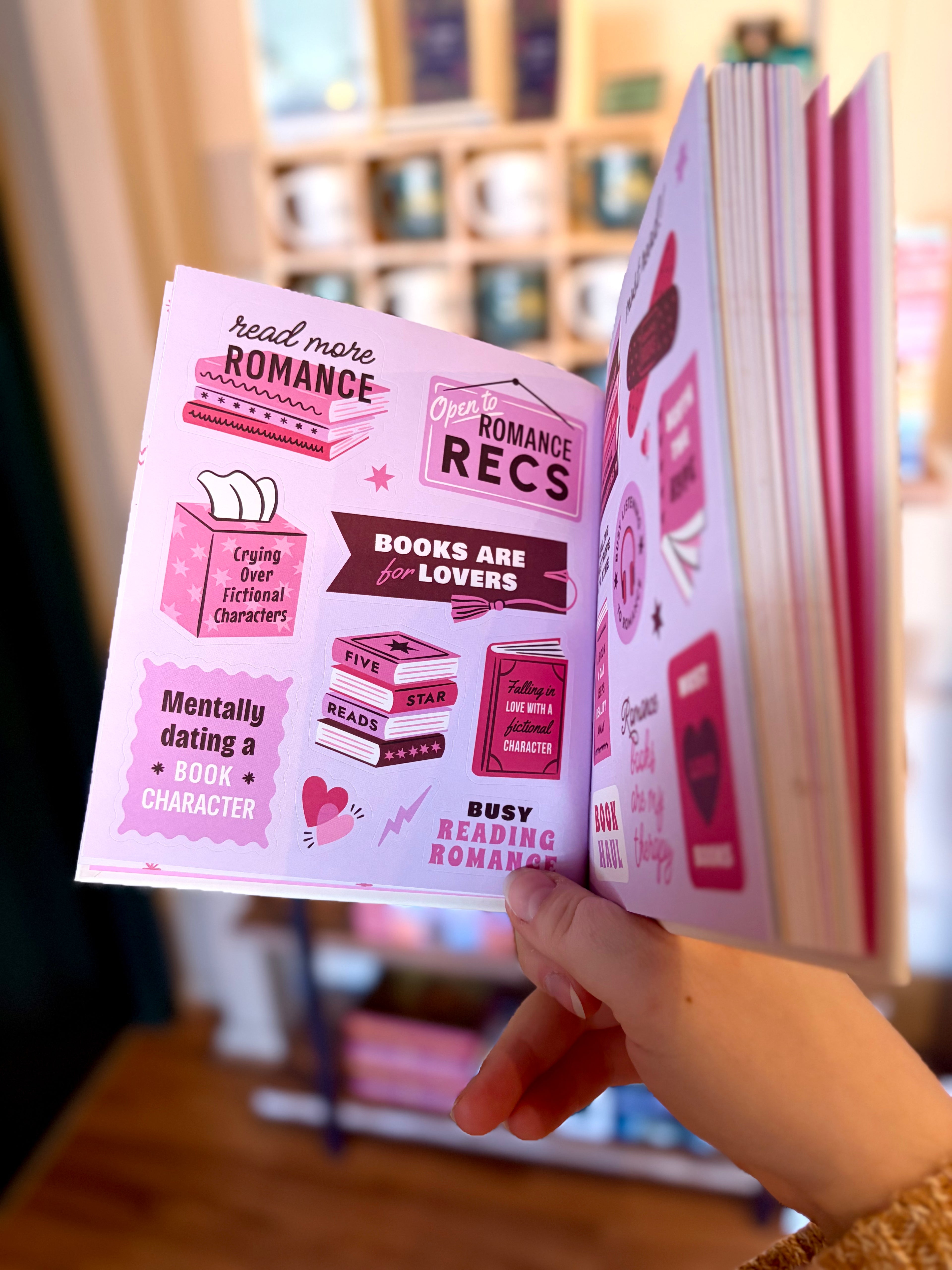 A Romance Reader's Sticker Book