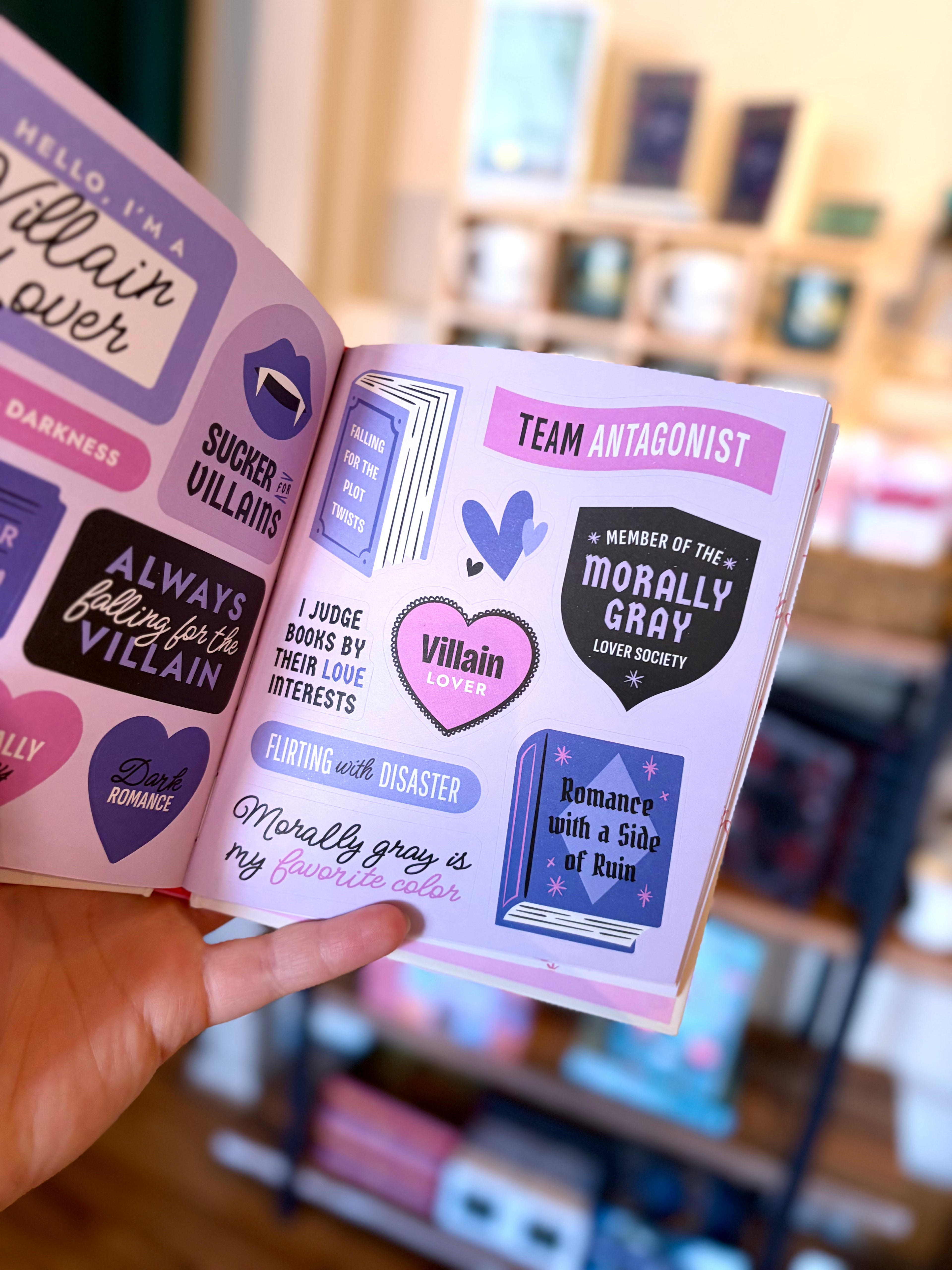 A Romance Reader's Sticker Book