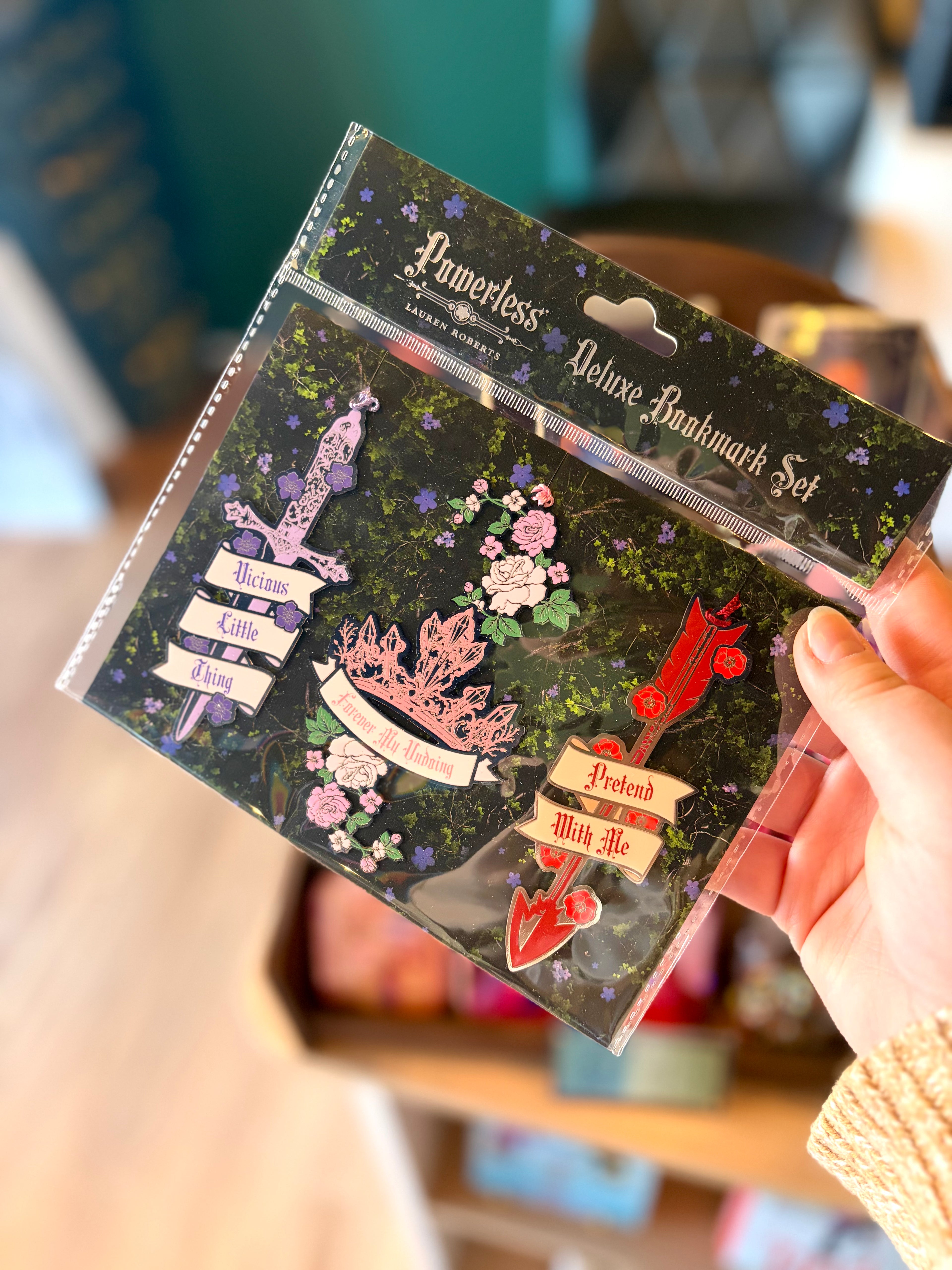 Lauren Roberts: Powerless Trilogy Deluxe Bookmark Set (Set of 3)