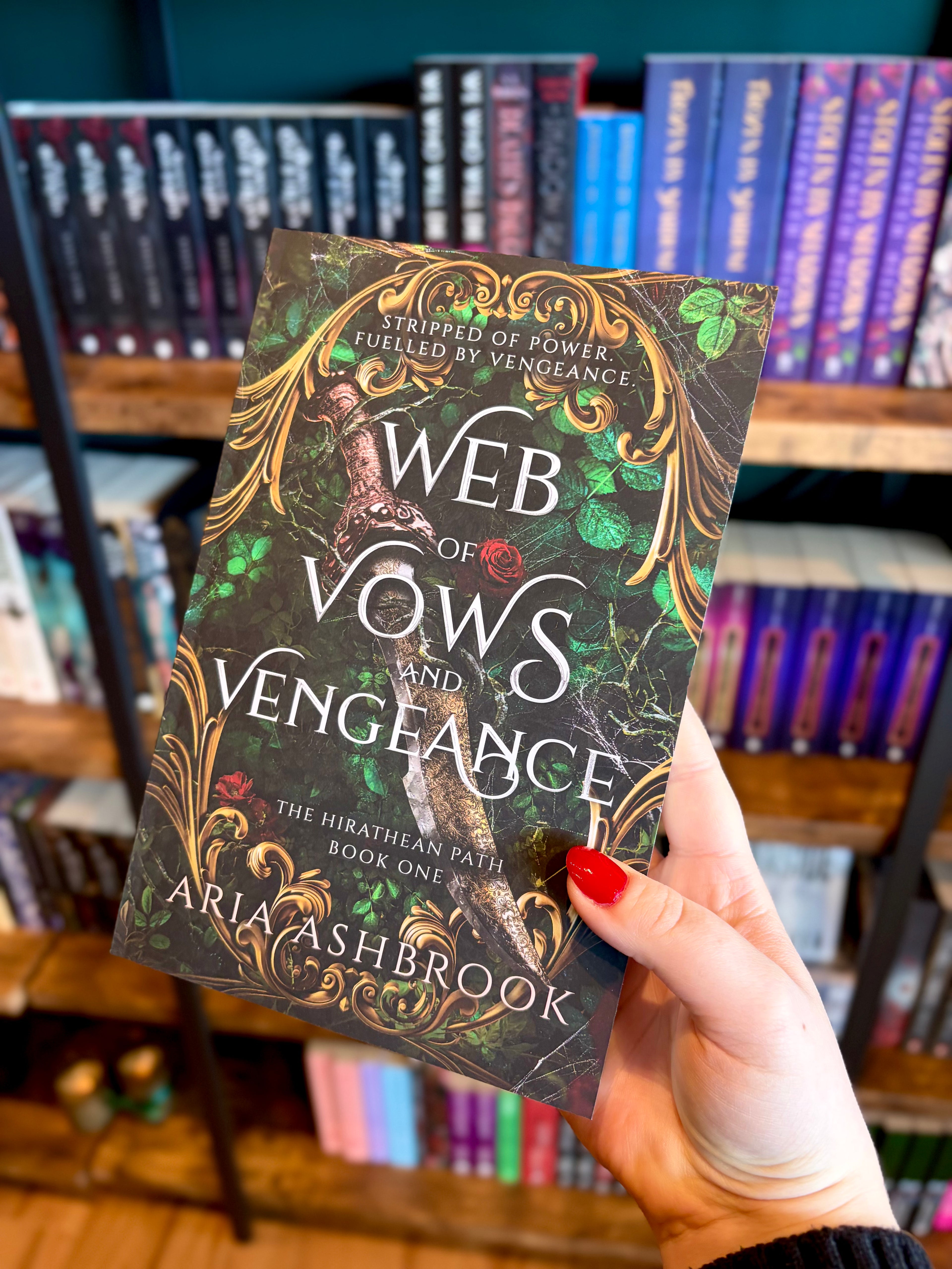 Web of Vows and Vengeance by Aria Ashbrook
