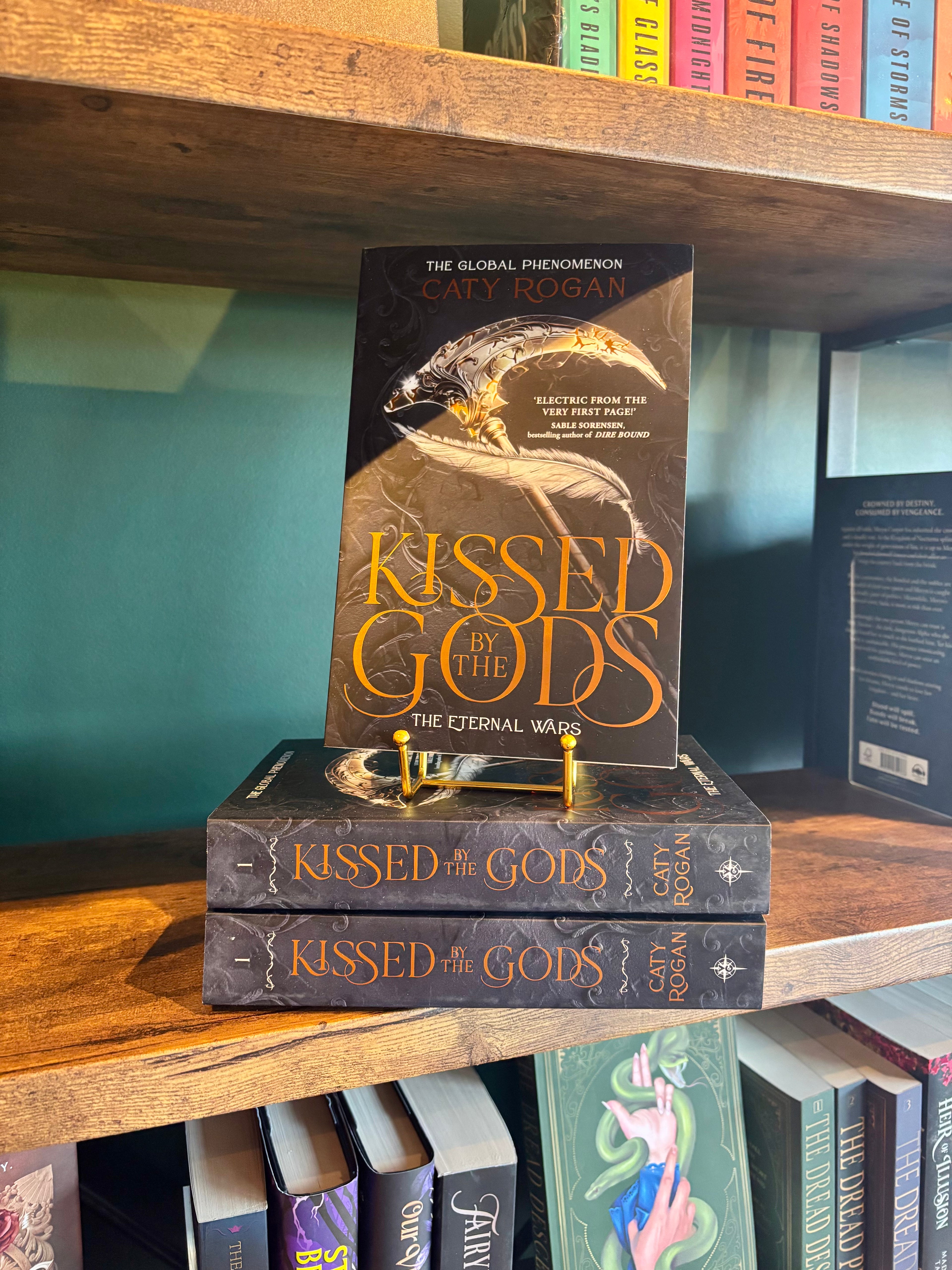 Kissed by the Gods by Caty Rogan