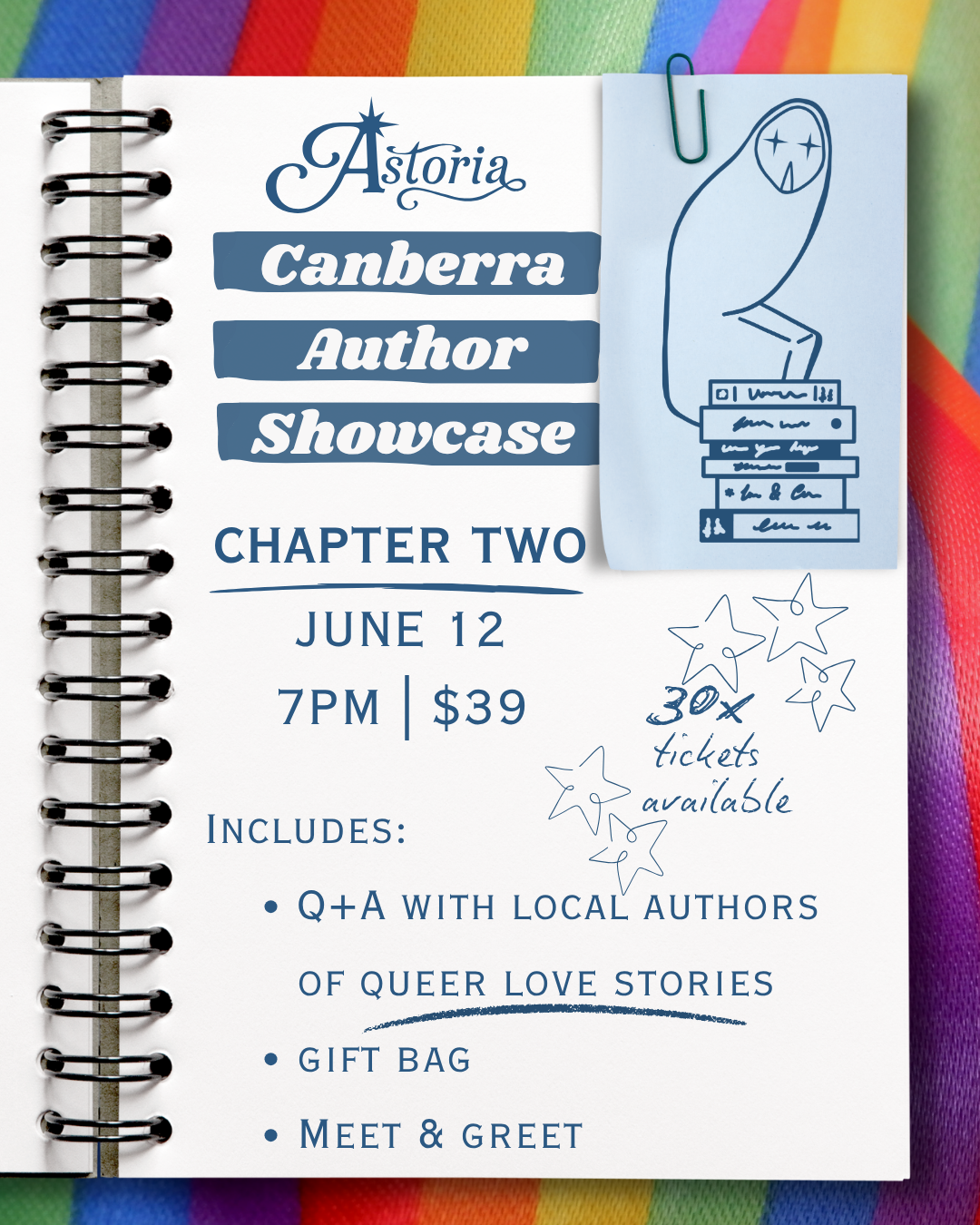 Canberra Author Showcase - Chapter Two Ticket