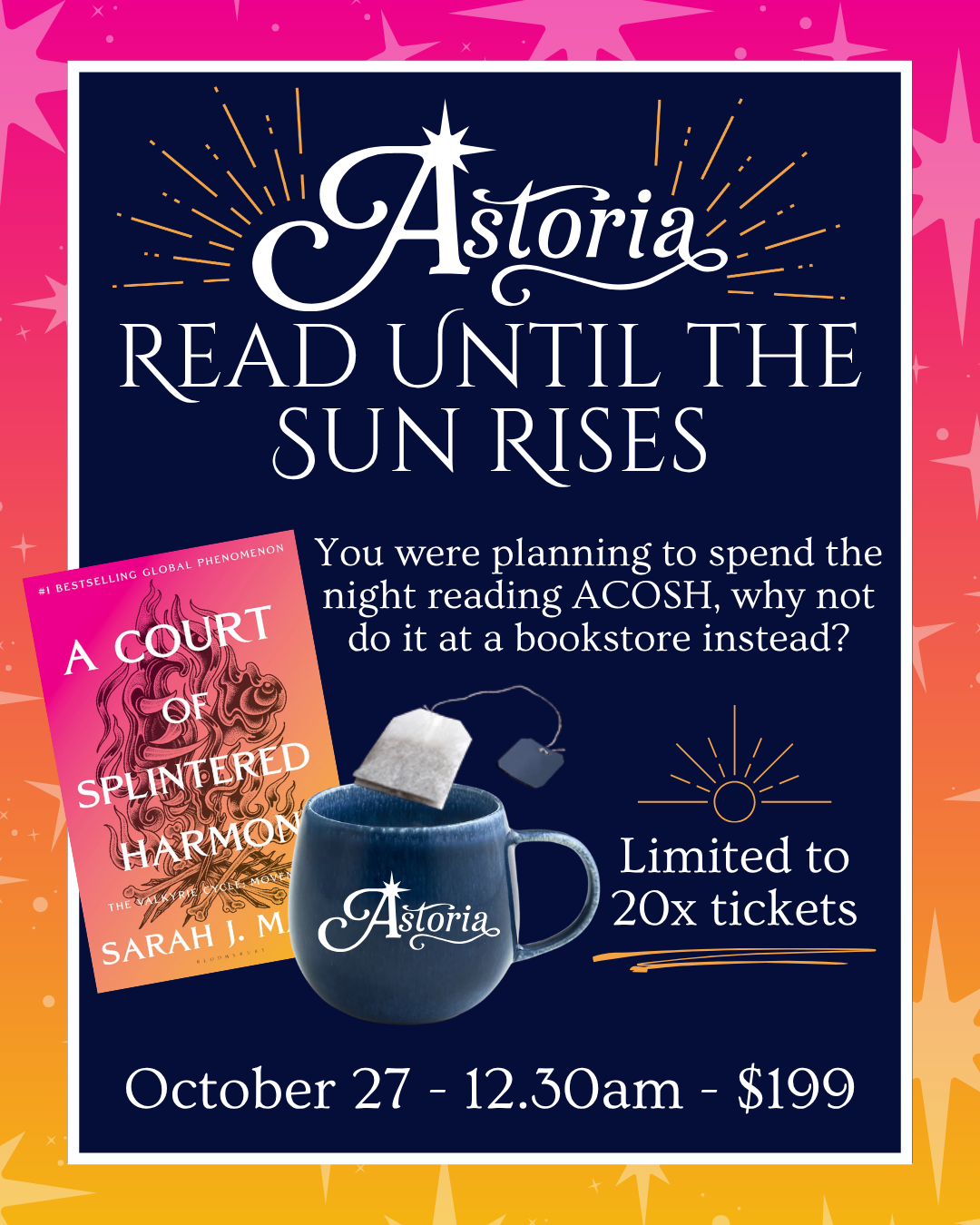 Read Until The Sun Rises at Astoria