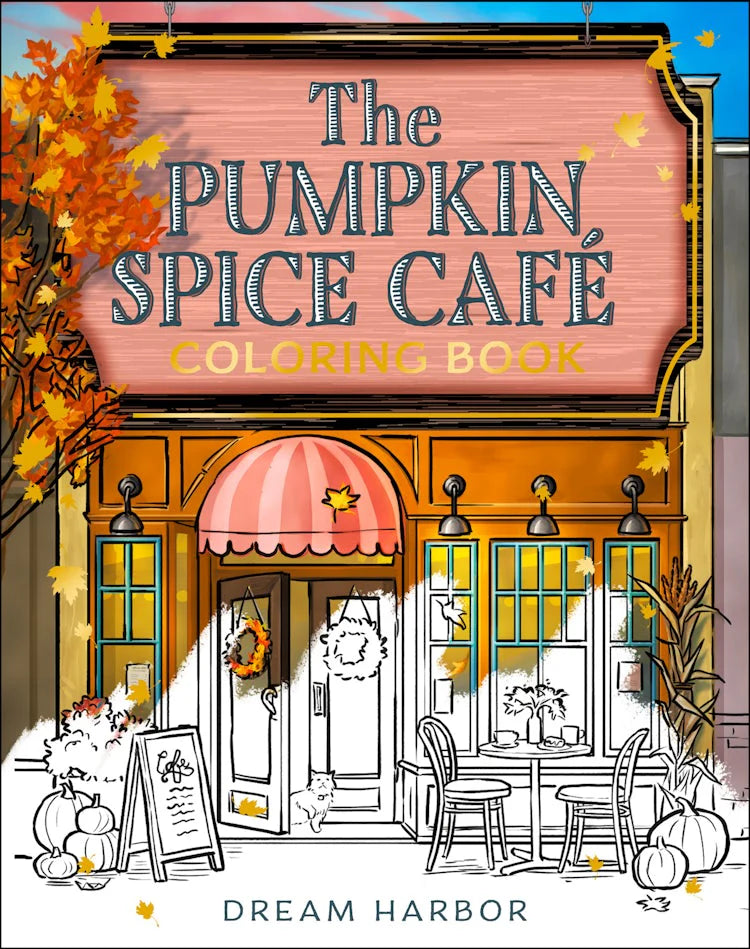 The Pumpkin Spice Café Coloring Book by Laurie Gilmore
