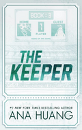 Book cover of 'The Keeper' by Ana Huang, featuring green game-like design elements and a large title in the centre.