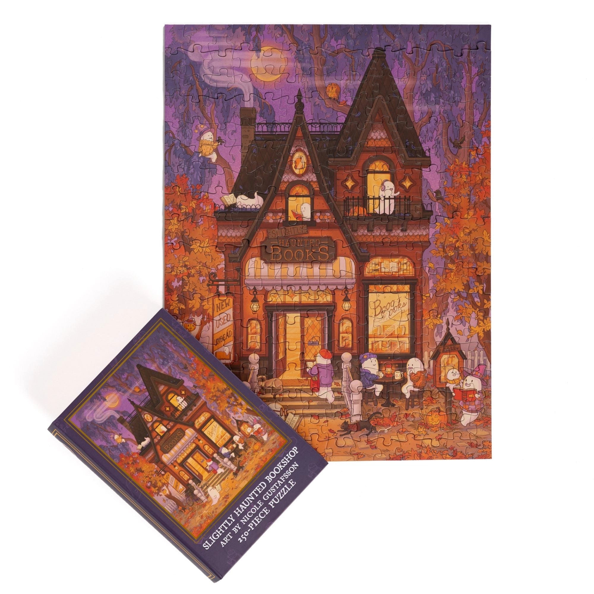 Slightly Haunted Bookshop Keepsake Puzzle (250 Pieces)