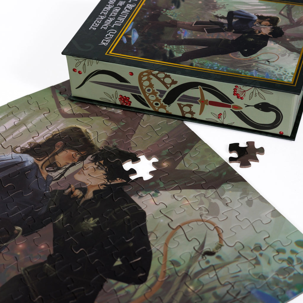 Cruel Beautiful Clever Keepsake Puzzle | the Novels of Elfhame (250 Pieces)