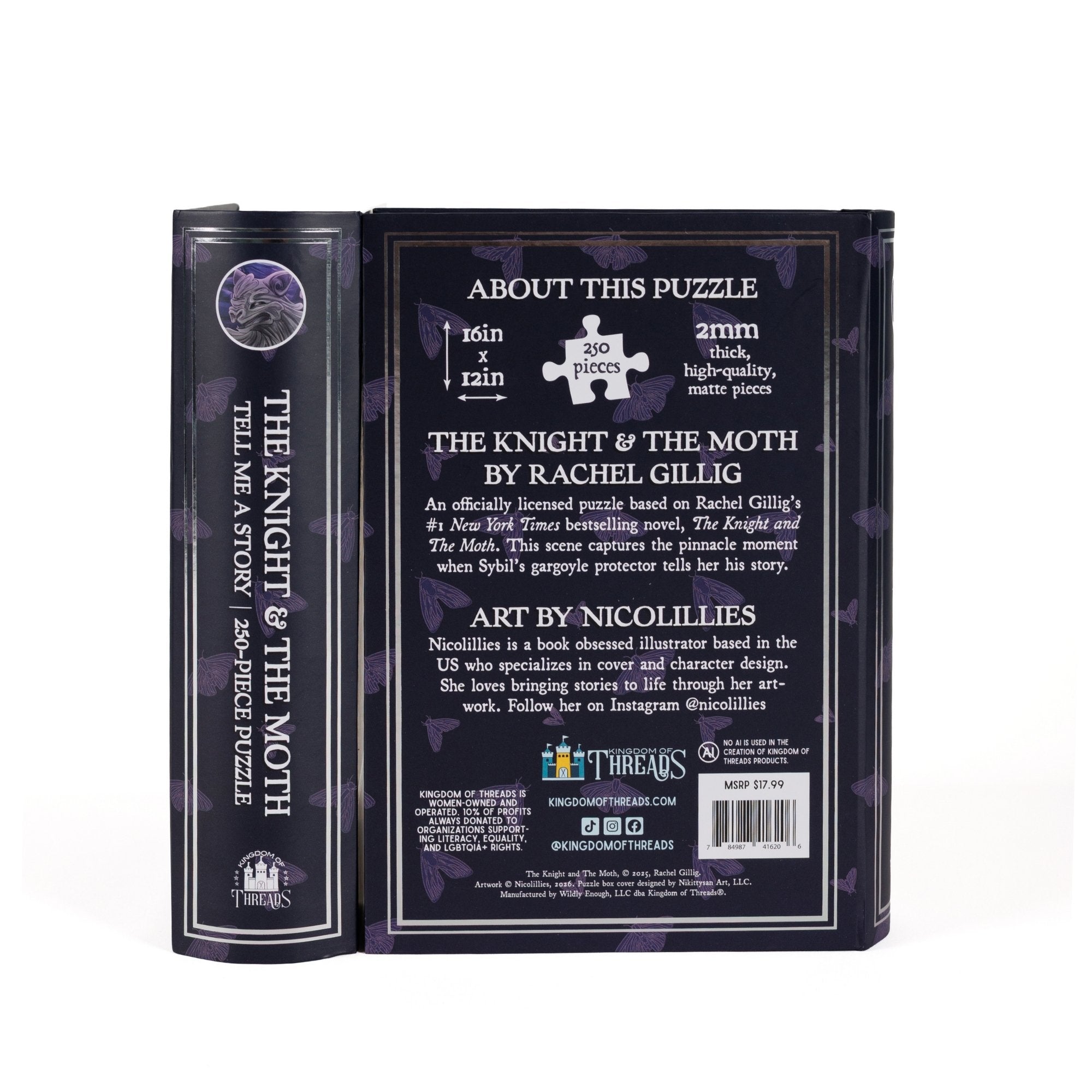 Tell Me A Story Keepsake Puzzle | The Knight and the Moth (250 Pieces)