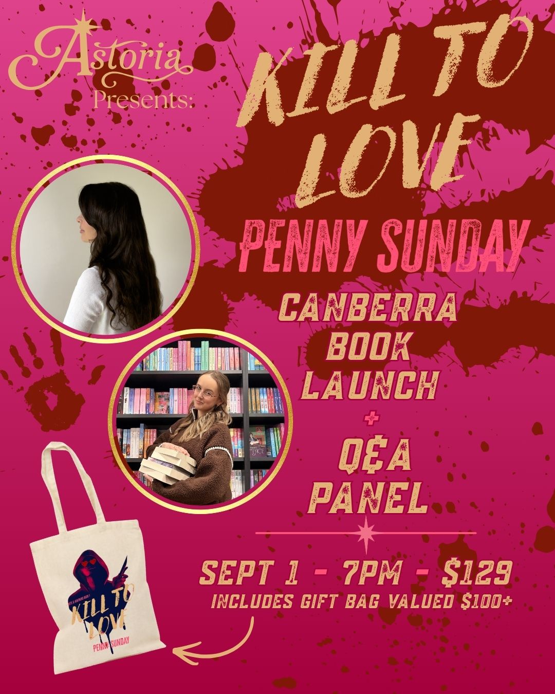 Kill to Love - Canberra Book Launch Ticket